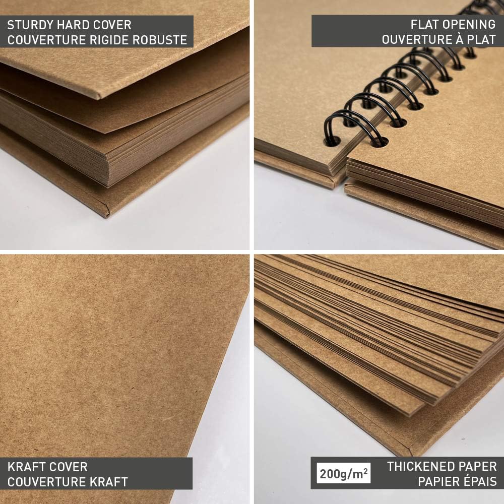 Kraft 200G hardcover album. 40S 12.5X9.5