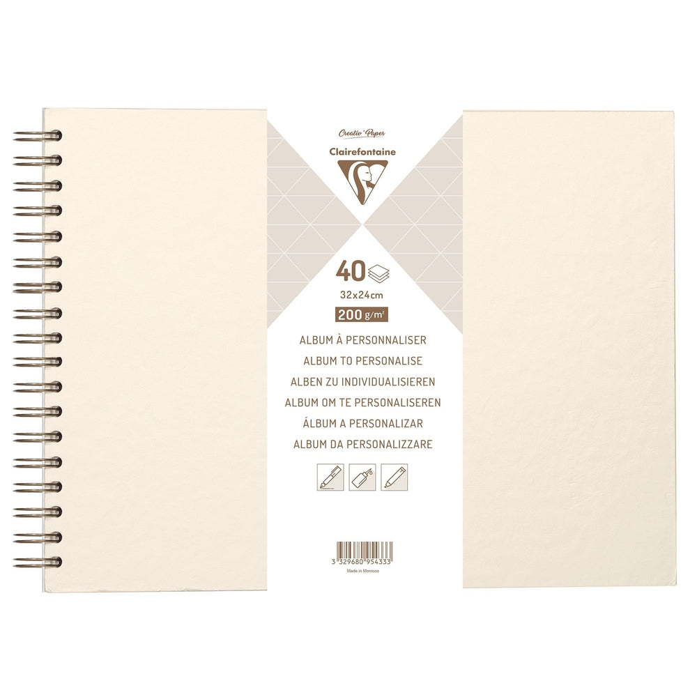 Album Couverture Rigide Irisé 32X24Cm 40F 200G CLAIREFONTAINE