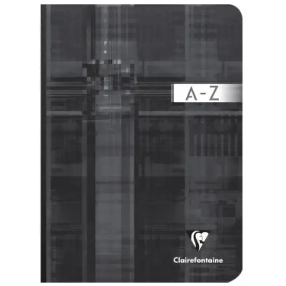 Cahier répertoire dos toilé 5/5 -assortis- A5. 192 pages (14.8x21cm) CLAIREFONTAINE