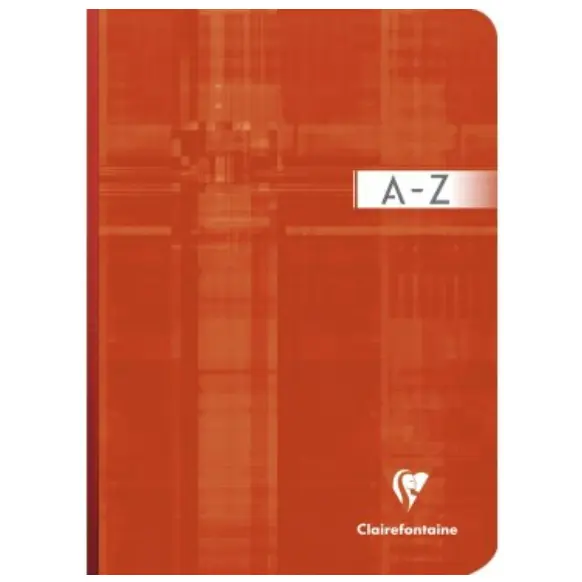 Cahier répertoire dos toilé 5/5 -assortis- A5. 192 pages (14.8x21cm) CLAIREFONTAINE