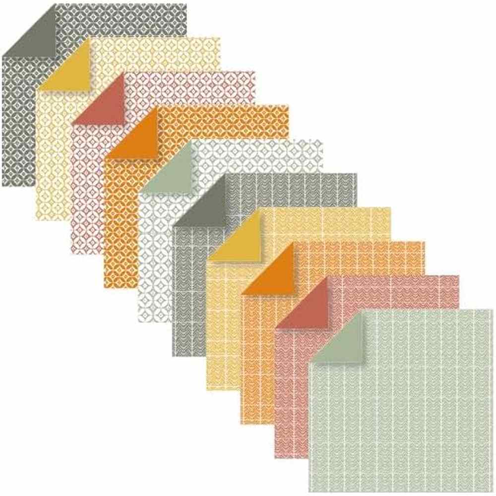 Kit Origami:  60F 10x10, 15x15, 20x20 - Automne CLAIREFONTAINE