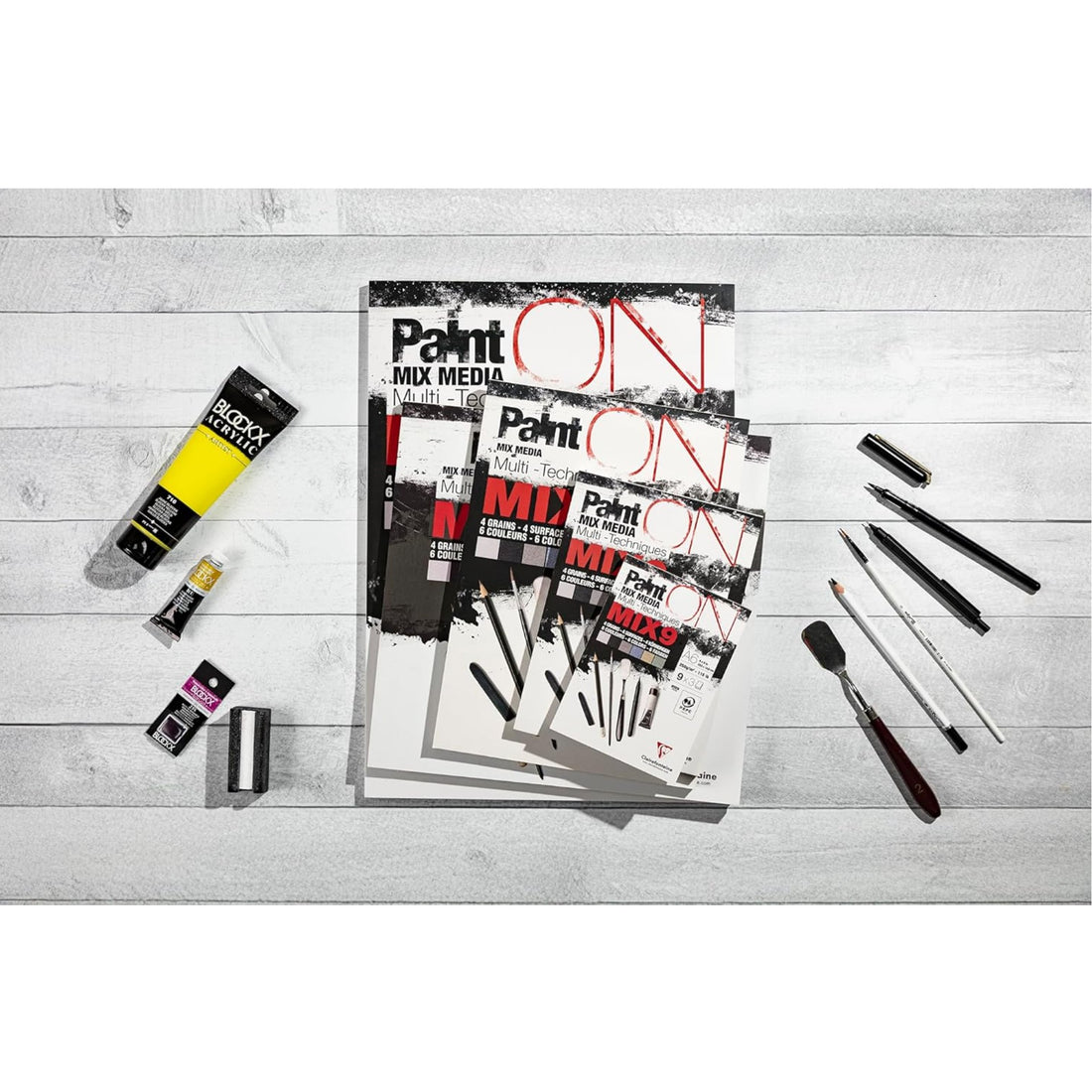 Paint'On Bloc à dessin Mix 27F (9X3F) Ass.A5 250g