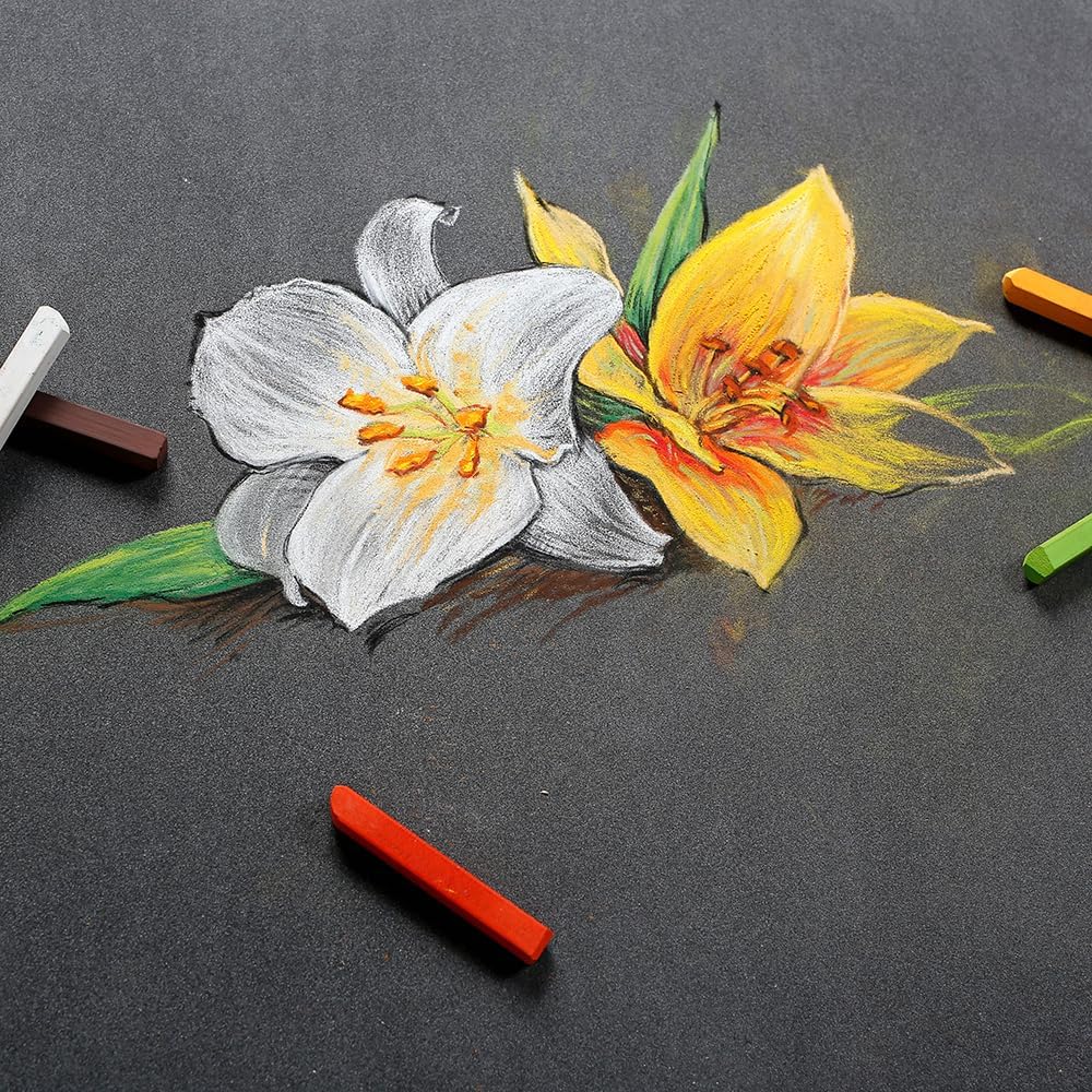 Pastelmat Pad N°6 360g  Anthracite  12 Sheets 11.8x15.75in