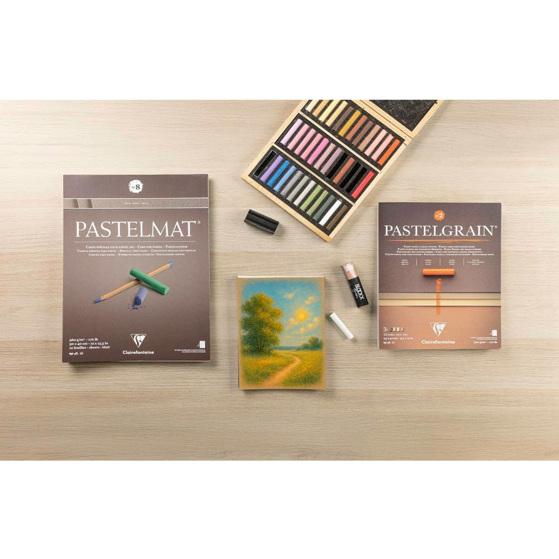 Pastelmat Pad N°7 360g  Anthracite  12 Sheets 7.1x9.45in