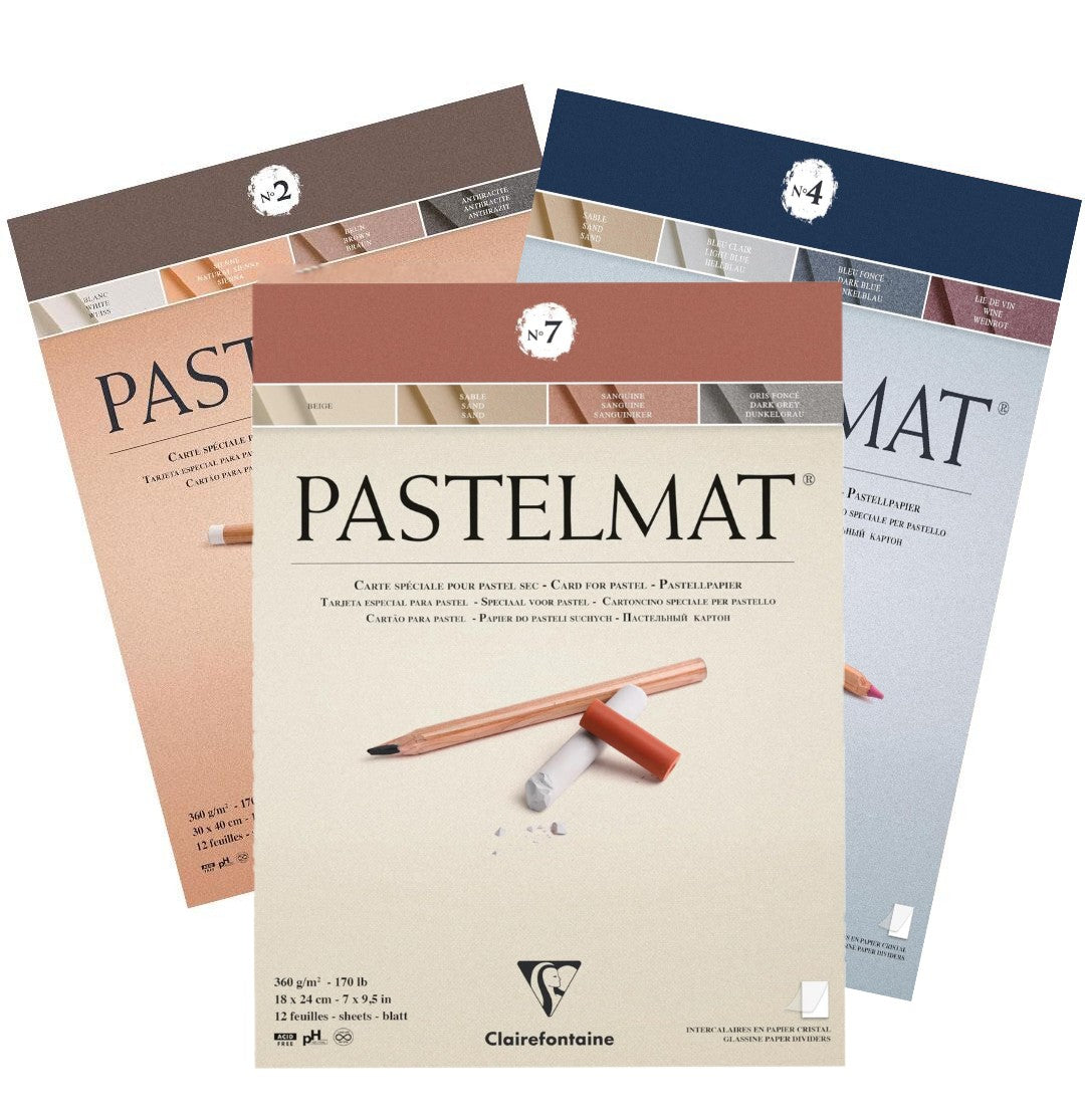 Pastelmat Pad N°7 360g  Anthracite  12 Sheets 7.1x9.45in