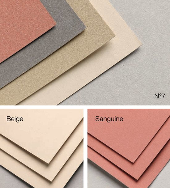 Pastelmat Pad N°7 360g  Anthracite  12 Sheets 9.4x11.8in