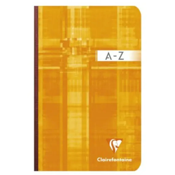 Cahier répertoire dos toilé 5/5 -assortis- 192 pages (11x17cm) CLAIREFONTAINE