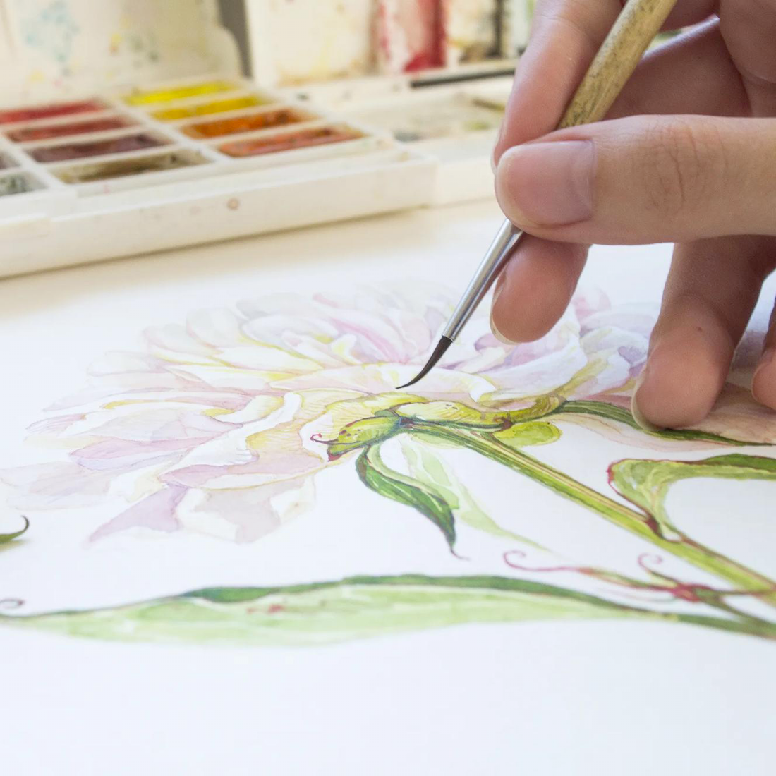 Bloc Aquarelle collé Cardinal 300G 10 feuilles A4 (21 x 29,7 cm) by CLAIREFONTAINE