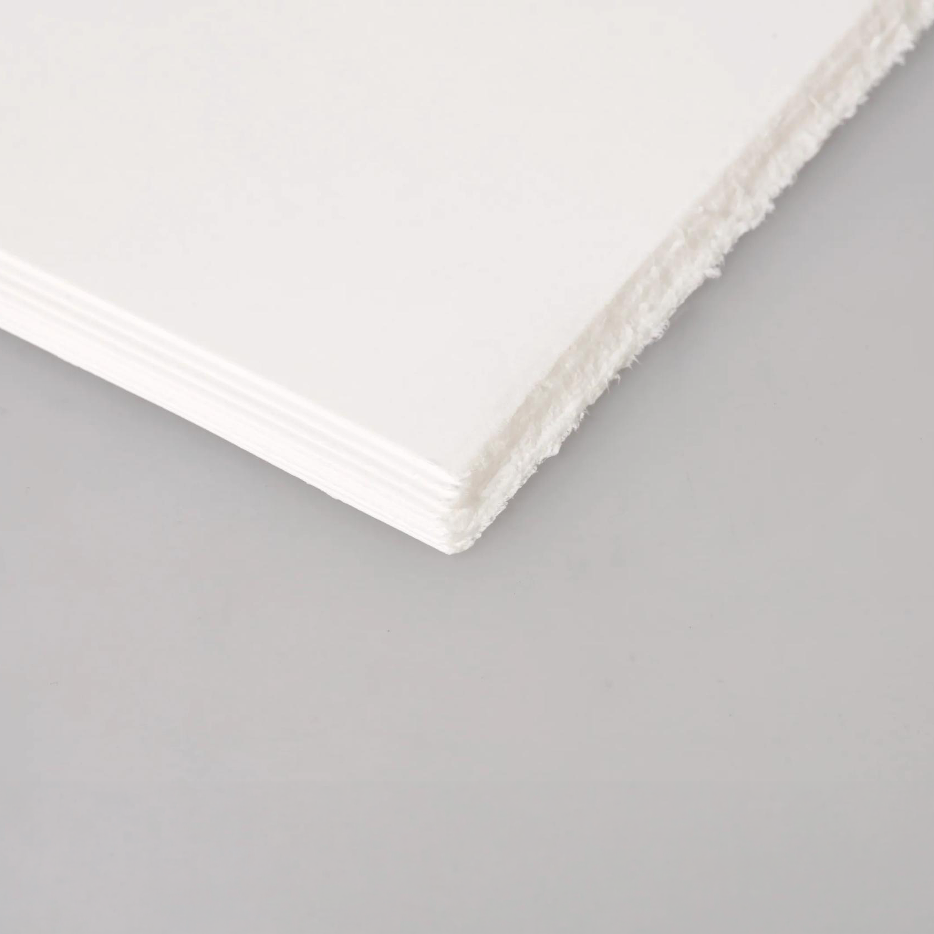 Watercolour Pad Pack of 2 Deckle-edge Sheets Fontaine Fine Grain 10p 640gr 22 x 30 in