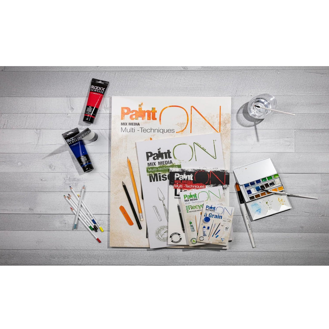 Paint'on - Peinture sur Multi Technic A3 250g  40S 29.7x42cm