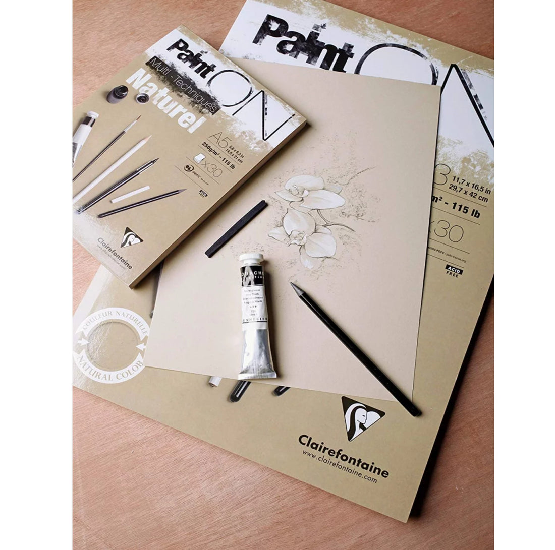 Paint'on - Peinture sur Multi Technic A4 250g  30S  21x29.7cm