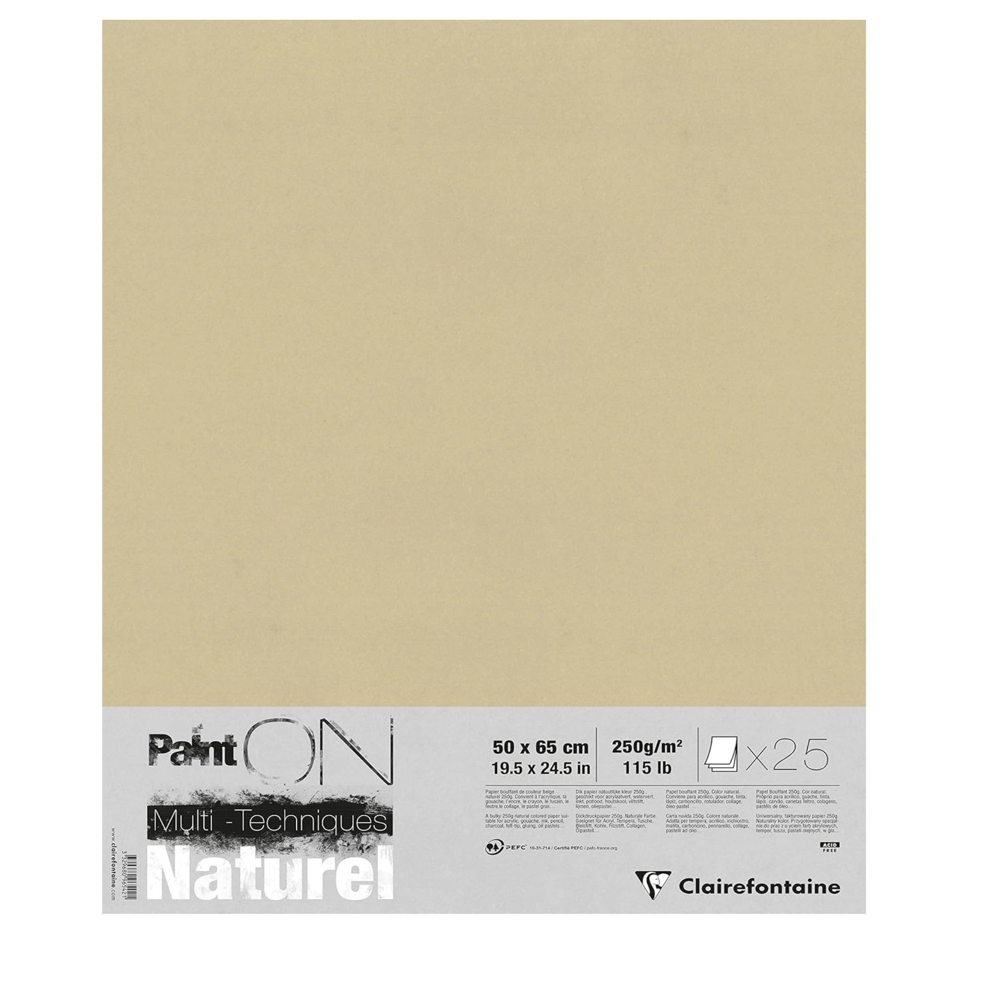 Paint'On Naturel 250g. 25F 19.7X25.5