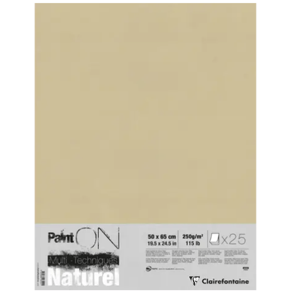 Paint'On Naturel 250g. 25F 19,7X25,5 CLAIREFONTAINE