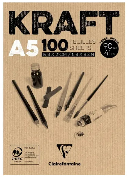 Kraft Multi Technique 41Lbs 100S 5¾X8¼ CLAIREFONTAINE