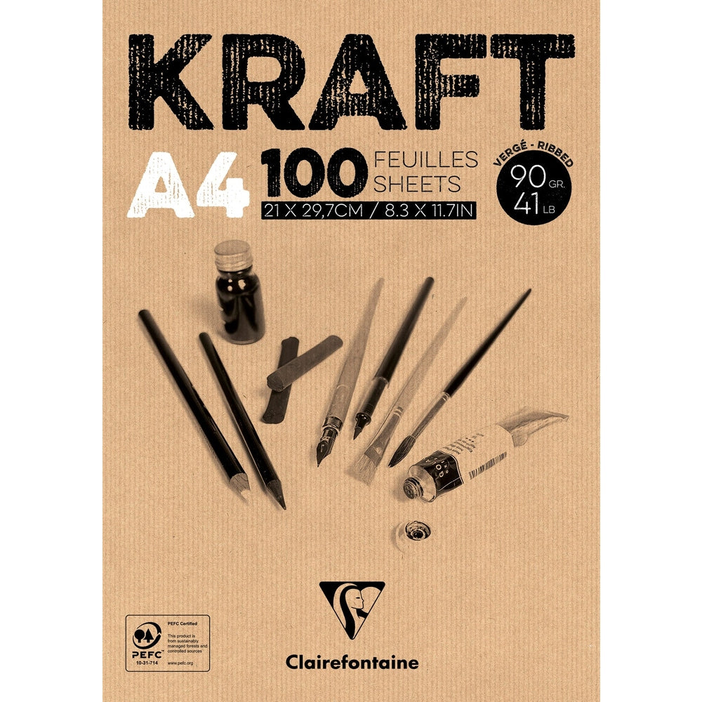 Kraft Multi Technique 41Lbs 100S 8¼X11¾ CLAIREFONTAINE