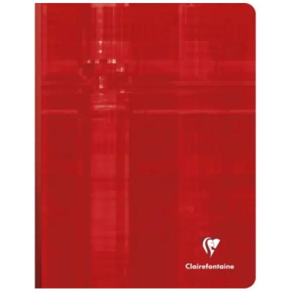 Carnet brochure dos toilé 5/5 -assortis- 192 pages (17x22cm) CLAIREFONTAINE