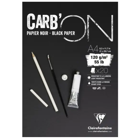 Papier Carbone 20F 120g   8¼X11¾ CLAIREFONTAINE