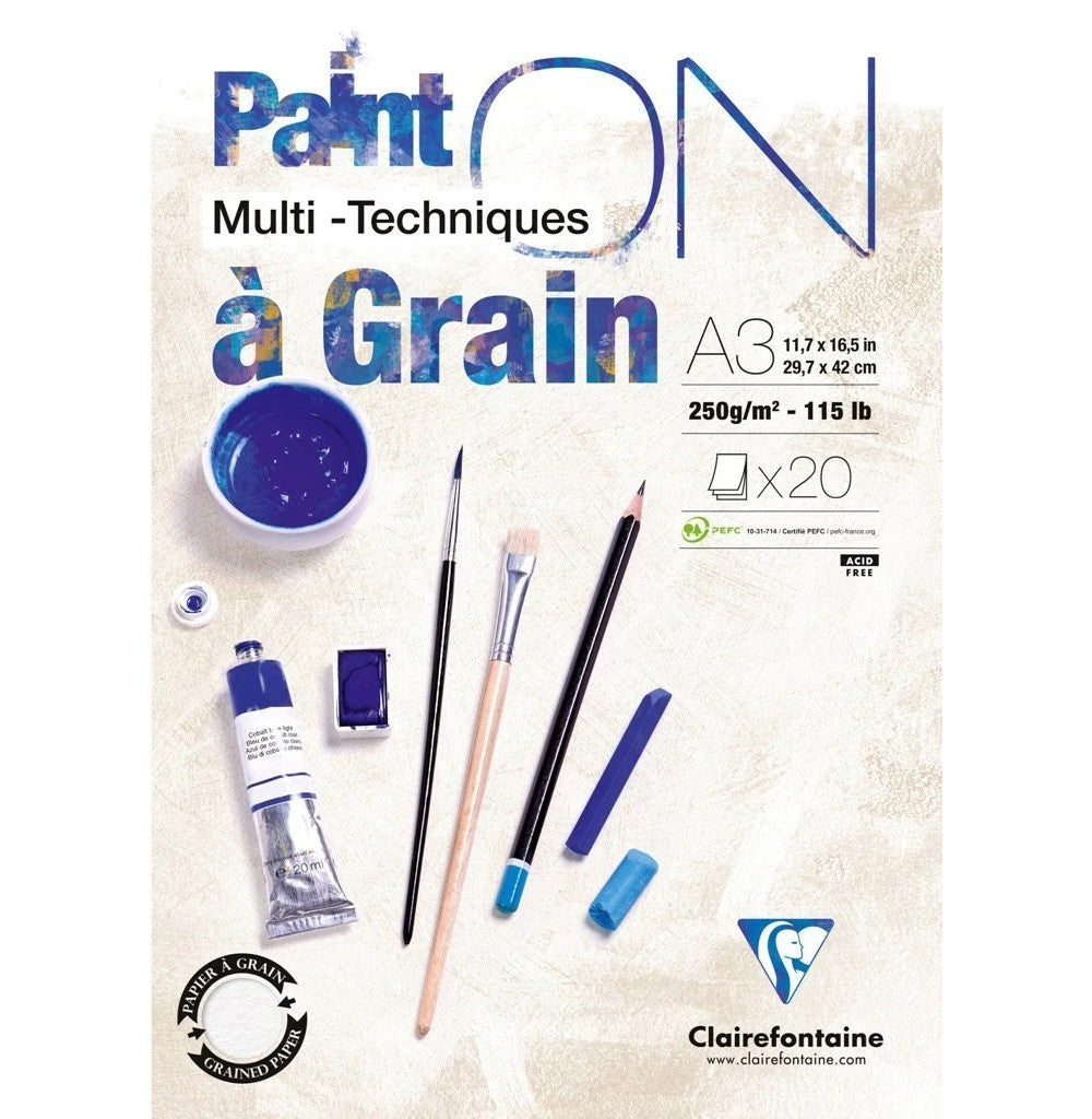 Paint'On Grain Block A3 250g 20F - 29.7x42cm