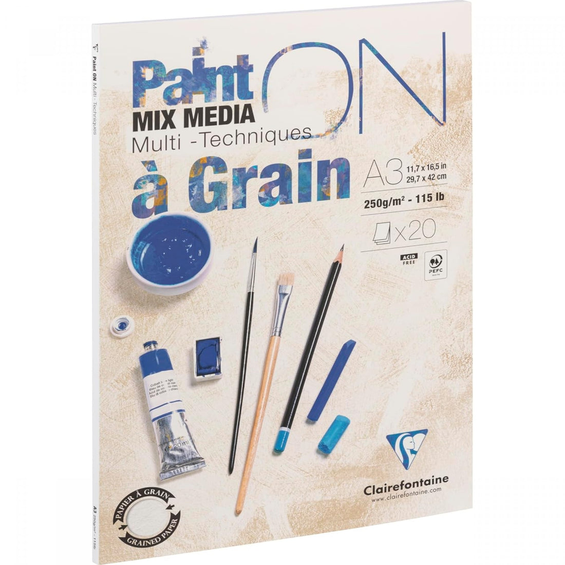 Paint'On Grain Block A3 250g 20F - 29.7x42cm