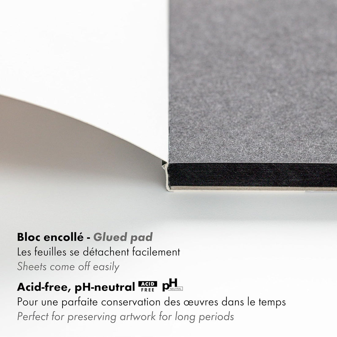 Paint'on - Peinture Sur Multi Technic Noir A3 250g  20S 29.7x42cm