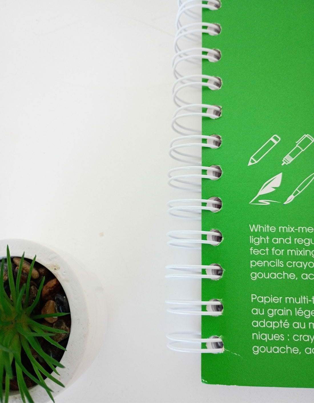 Média Mix Spirale 14X21,6 60S 160G CLAIREFONTAINE