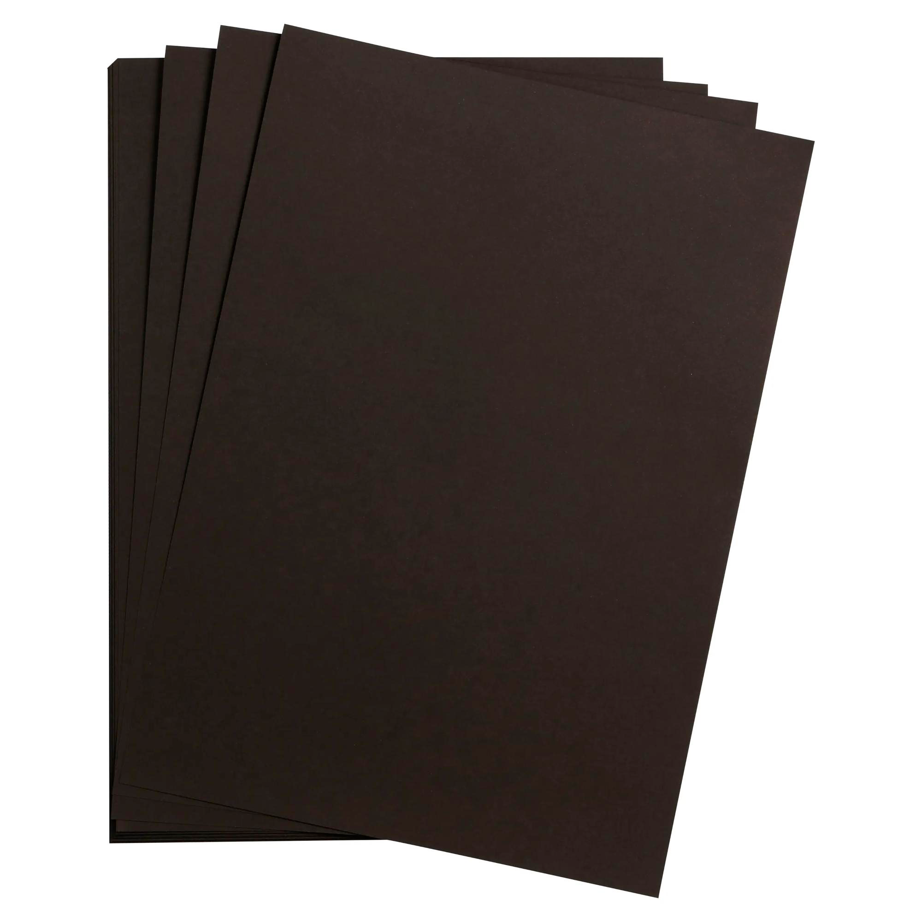 Maya Cardboard 185gr Black 25 sheets 19.7 x 27.6in
