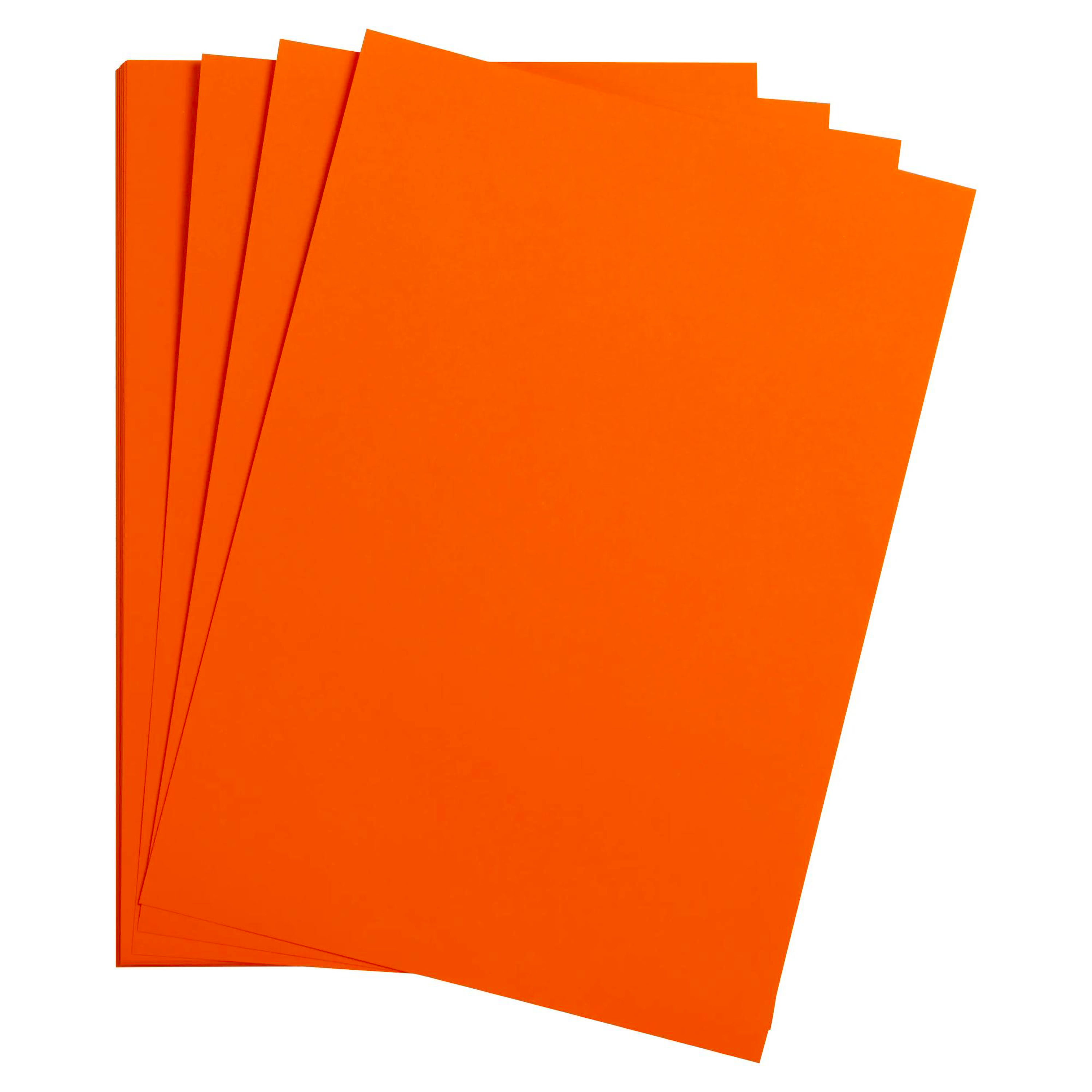 Maya Cardboard 185gr Orange 25 sheets 19.7 x 27.6in