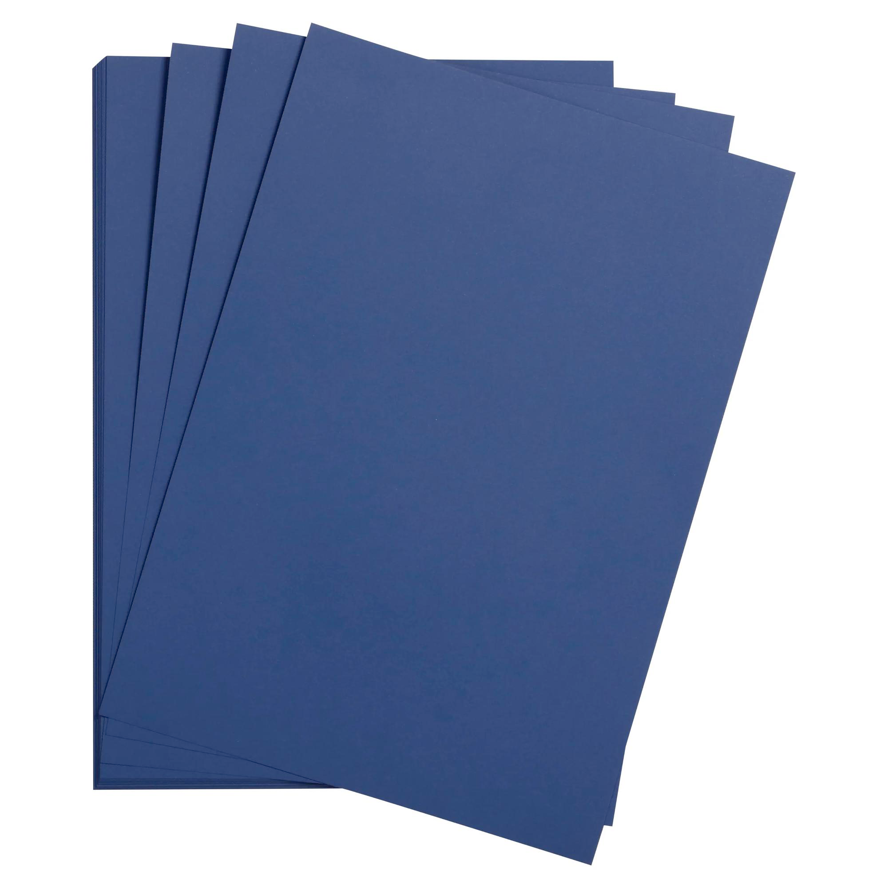 Maya Cardboard 185gr Night Blue 25 sheets 19.7 x 27.6in