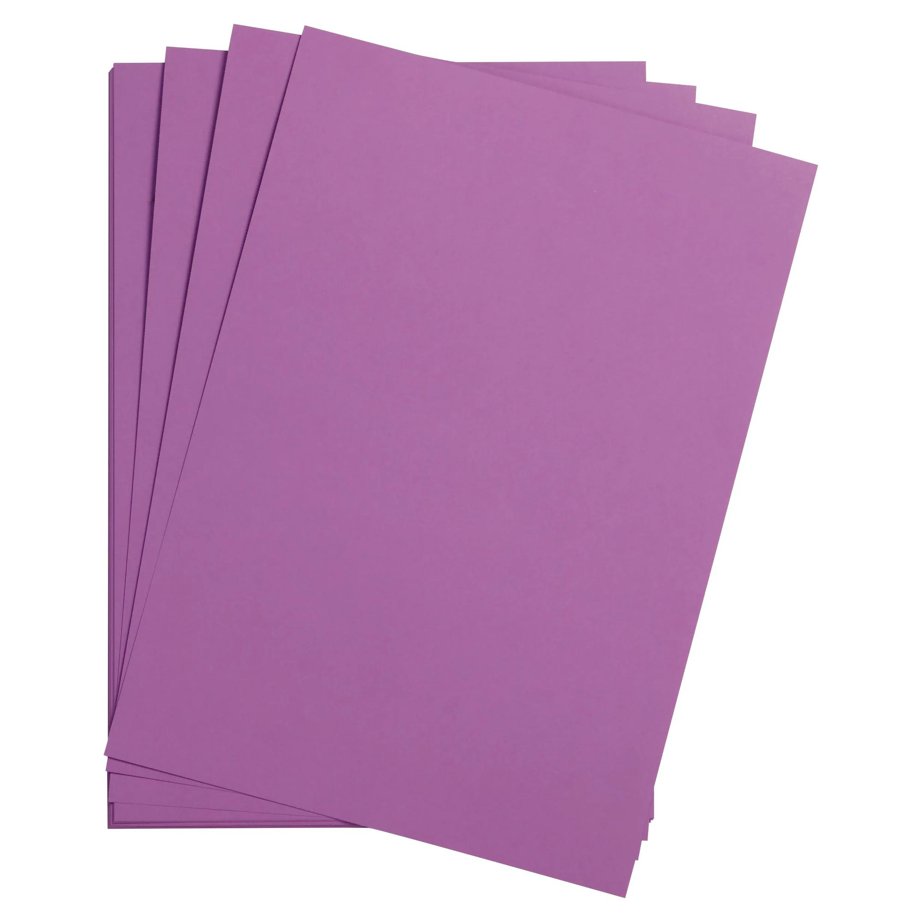 Maya Cardboard 185gr Violet 25 sheets 19.7 x 27.6in