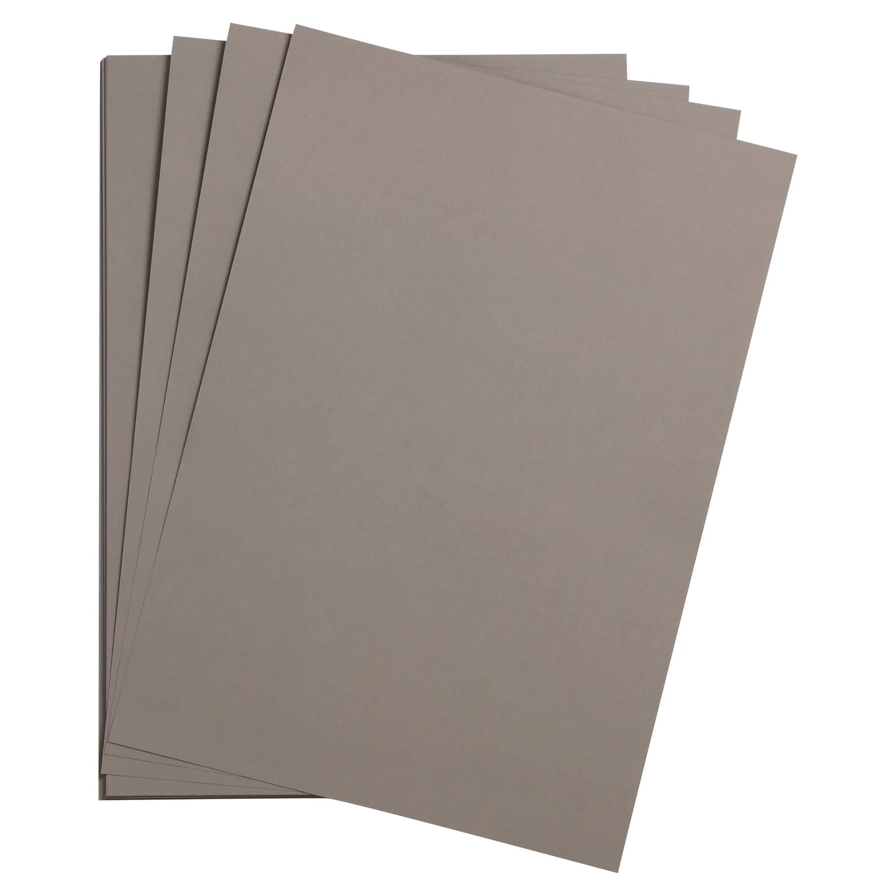 Maya Cardboard 185gr Steel Grey 25 sheets 19.7 x 27.6in