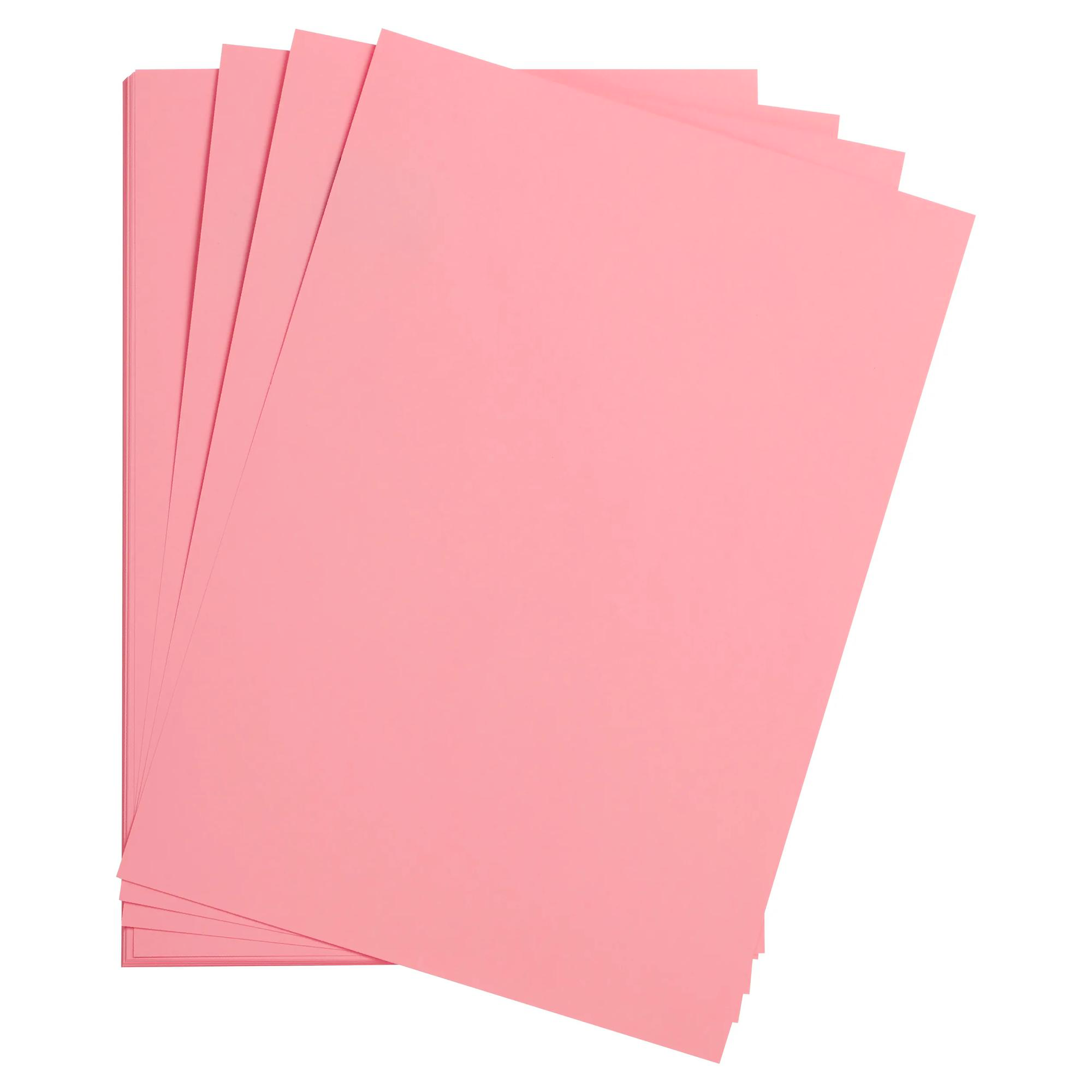Maya Cardboard 185gr Pale Pink 25 sheets 19.7 x 27.6in