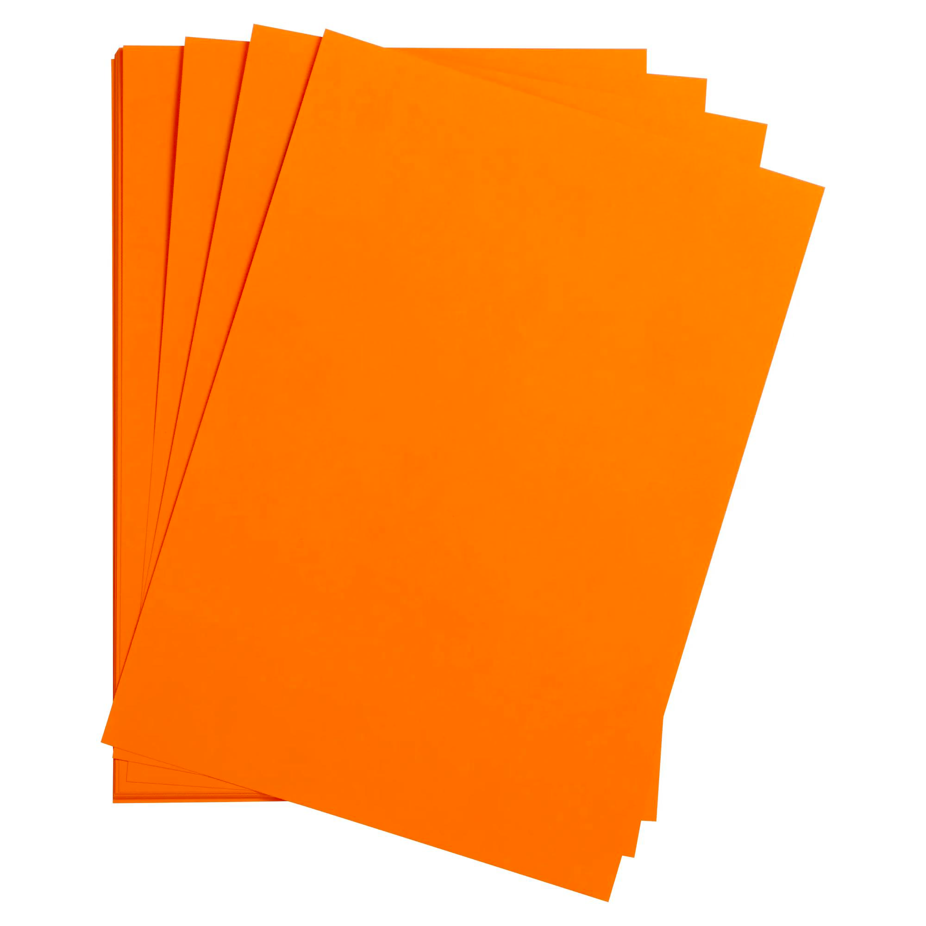 Maya Cardboard 185gr Clementine 25 sheets 19.7 x 27.6in