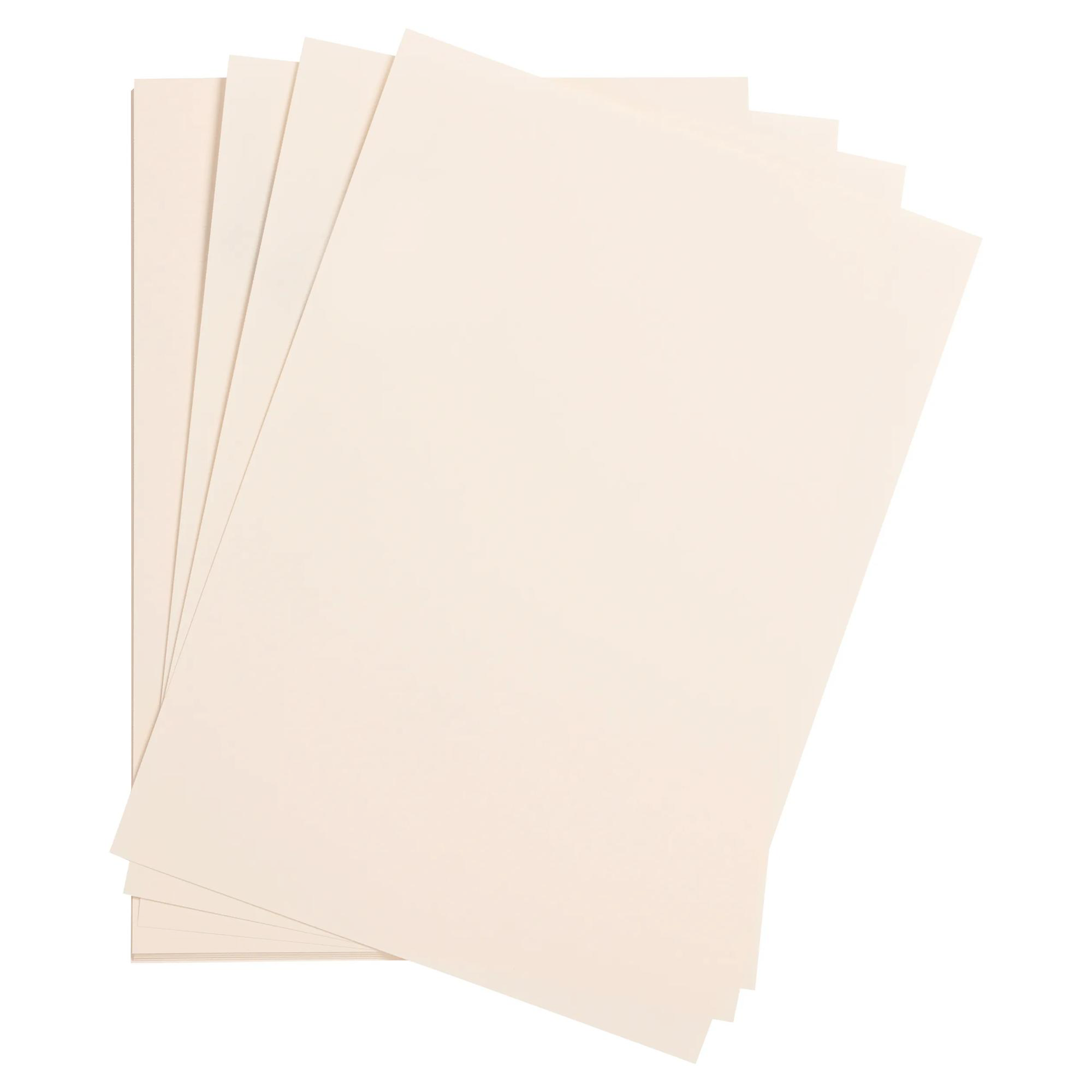 Maya Cardboard 185gr Ivory 25 sheets 19.7 x 27.6in
