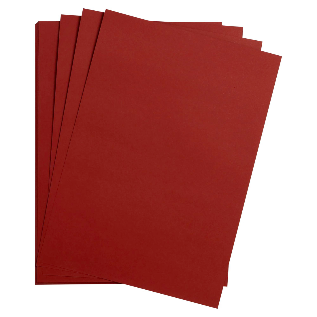 Carton Maya 185g bordeaux 25 feuilles 50 x 70 cm