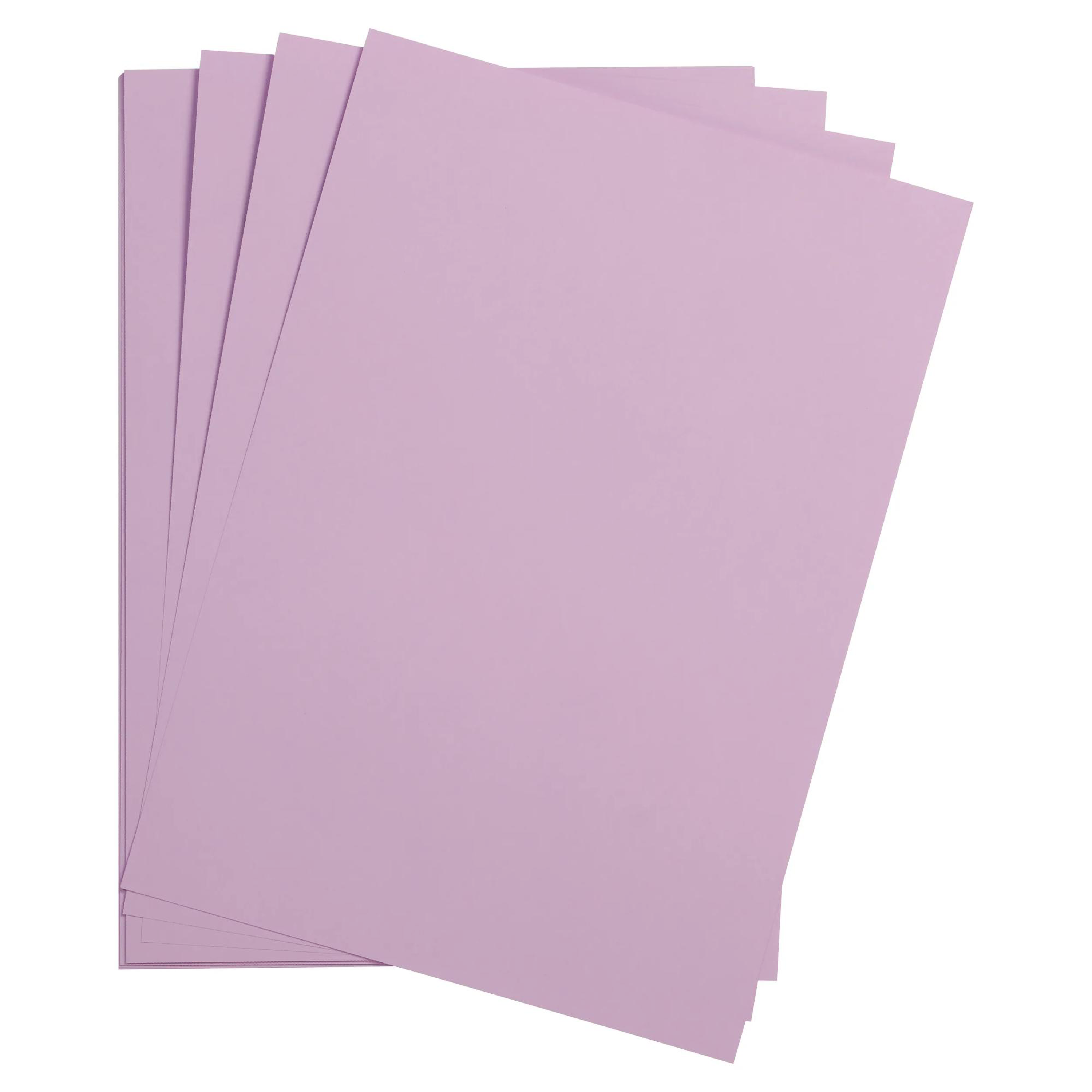 Maya Cardboard 185gr Lilac 25 sheets 19.7 x 27.6in