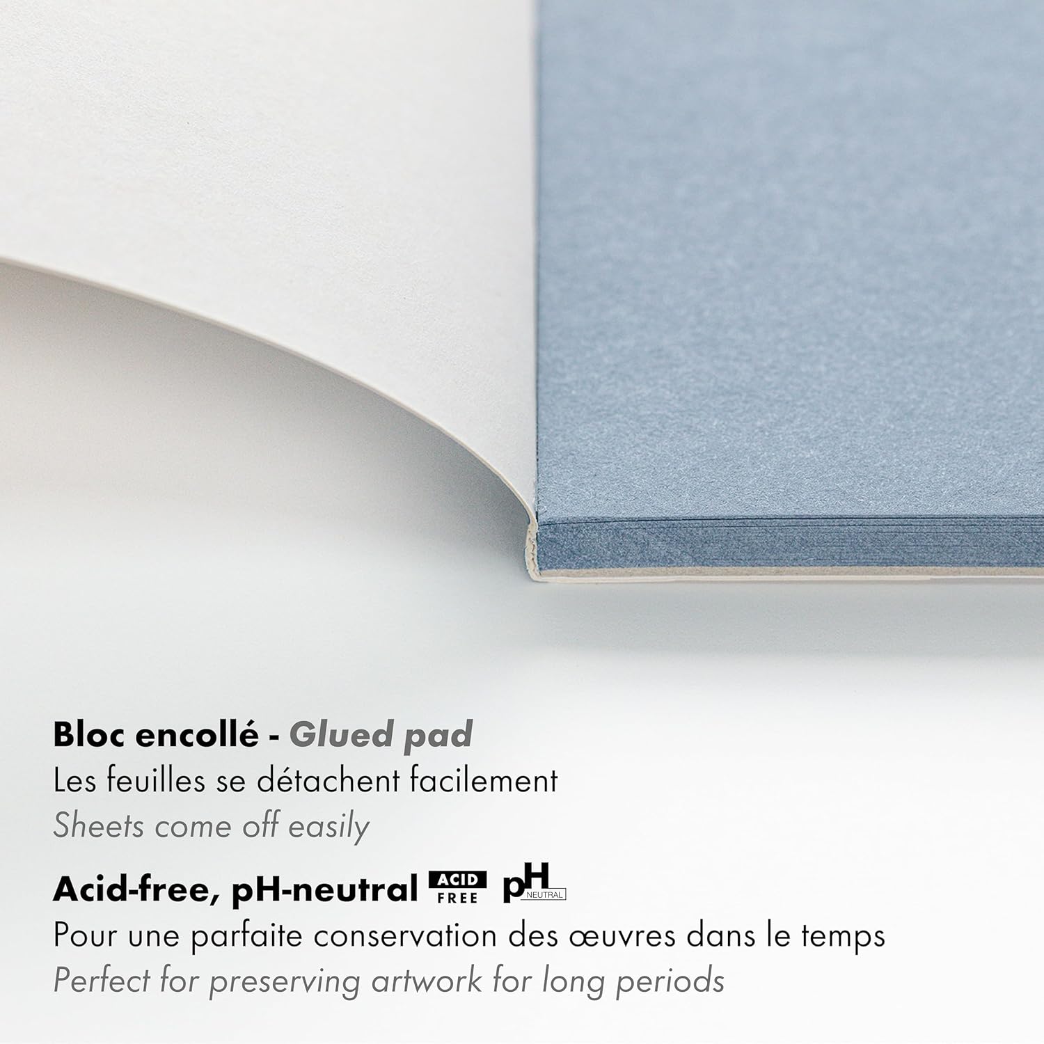 Paint'On Drawing pad Bleu Jean A3 15F 250g
