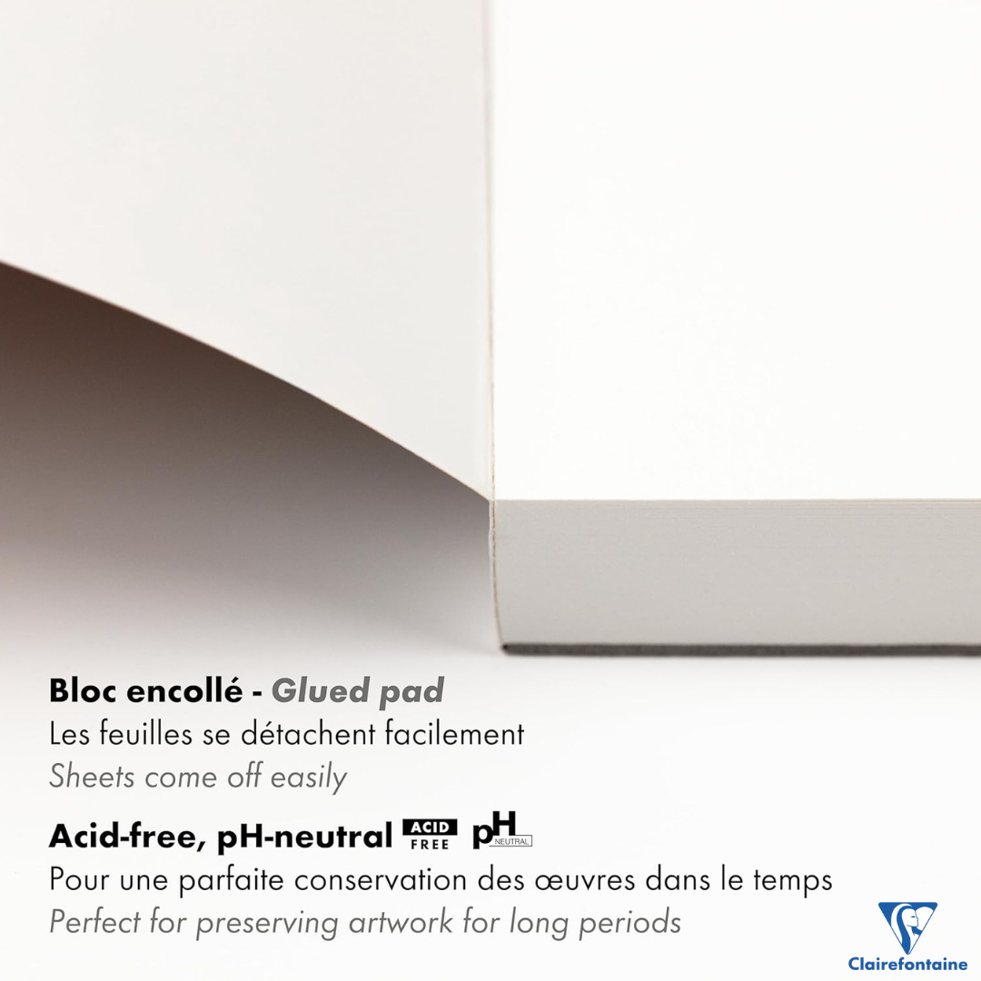 Goldline Aqua 300G Grain moyen fin A4 50Sh Blanc CLAIREFONTAINE