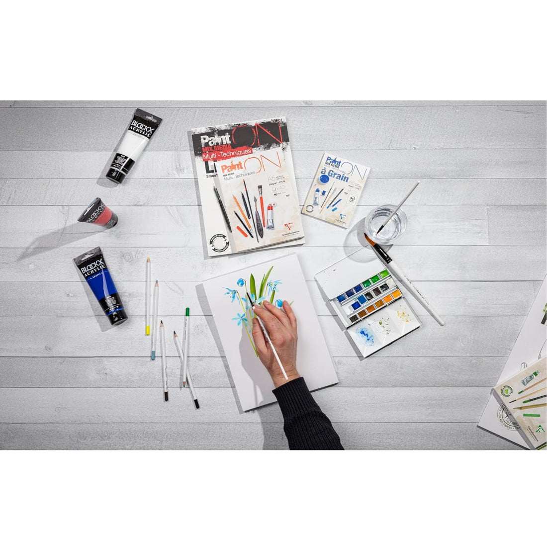 Paint'On Bloc à dessin lisse blanc A3 25F 250g