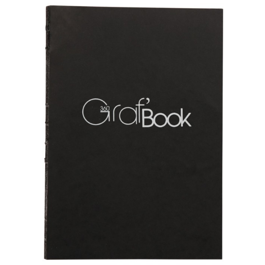 Graf'book 360 cahier croquis - 100 feuilles -  A5 (14.8x21cm) CLAIREFONTAINE