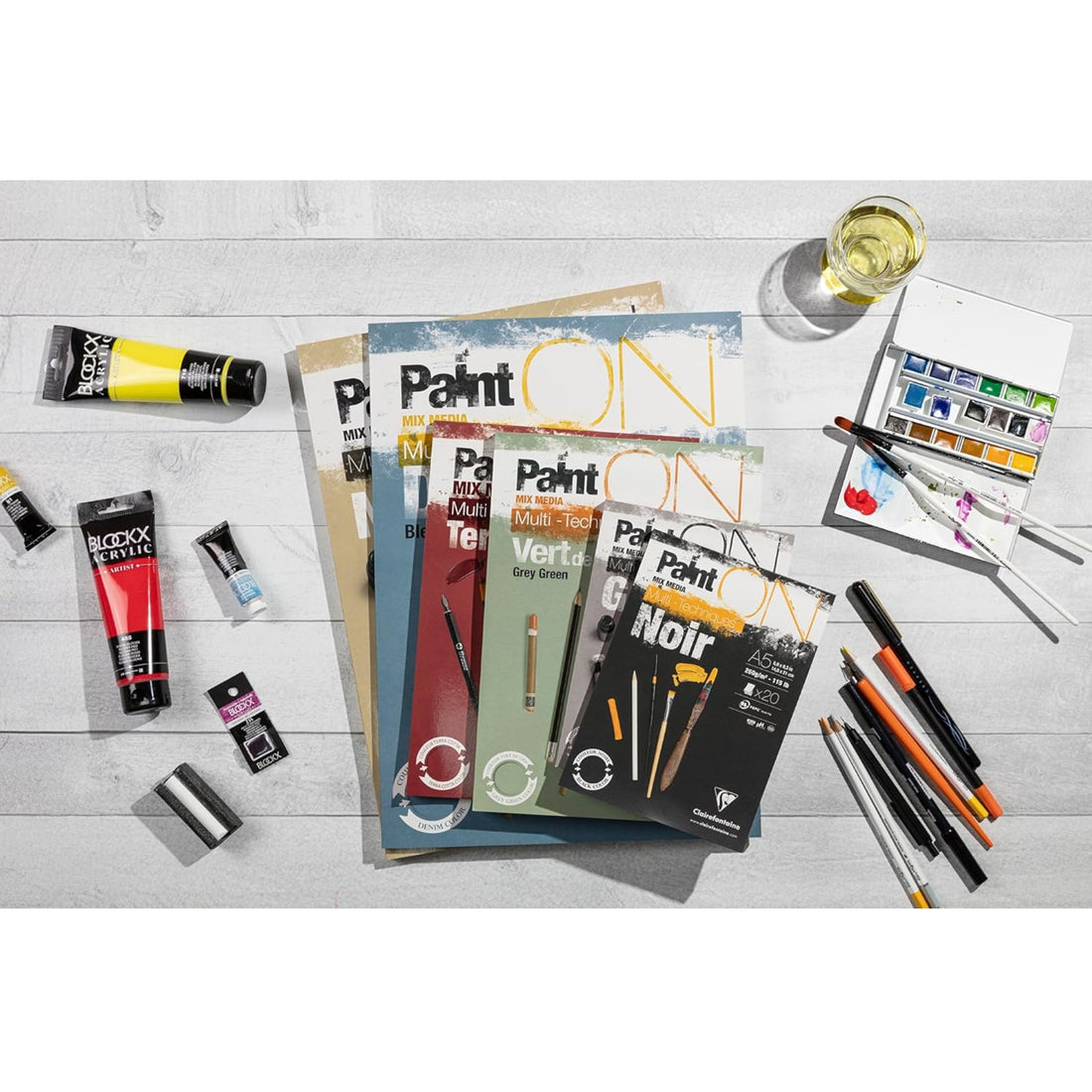 Paint'on - Peinture sur Gris A4 250g  30S 21x29.7cm