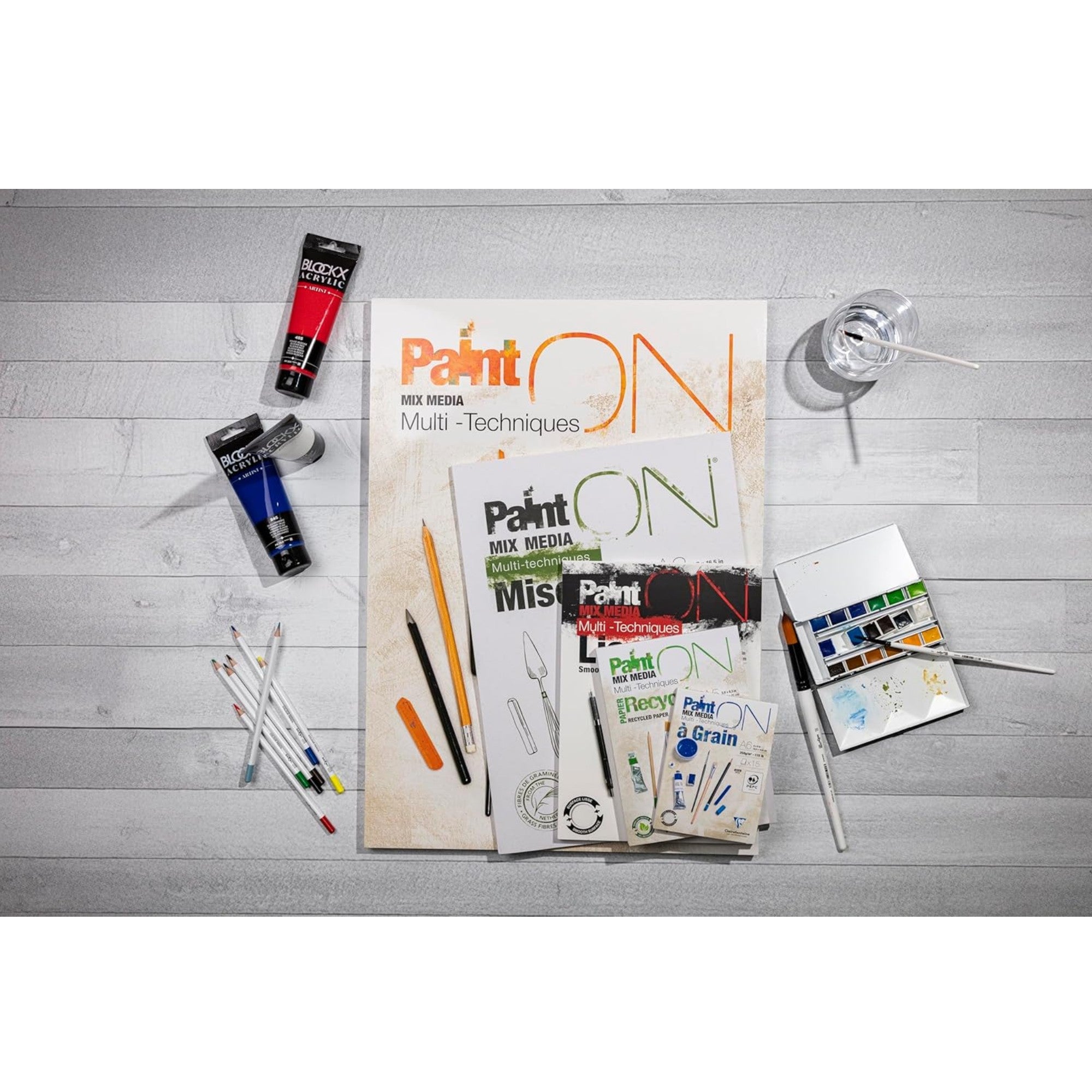 Paint'On Misca Glued Drawing Pad A5 15F 250g/M² 250g/M² 250g/M² Misca