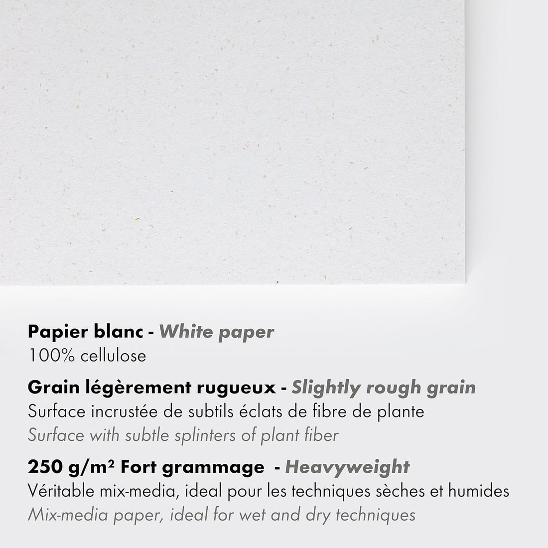 Paint'On Misca Bloc à dessin Collé A3 15F 250g/M²
