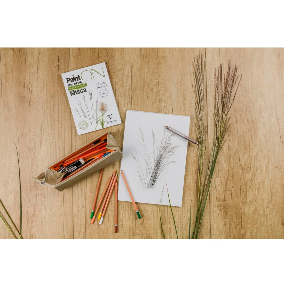 Paint'On Misca Bloc à dessin Collé A3 15F 250g/M²
