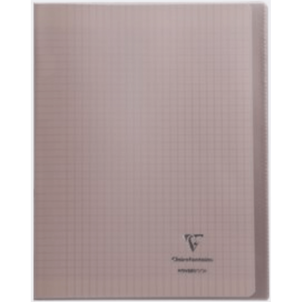Koverbook cahier polypro agrafé seyès -noir- 96 pages (24x32cm) CLAIREFONTAINE