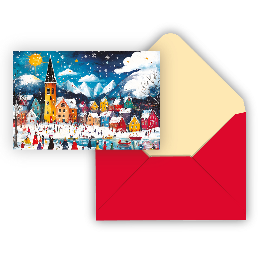 CARTES NOËL SIGNATURE - IDV- VILLAGE ENCHANTÉ PBI AUTRES