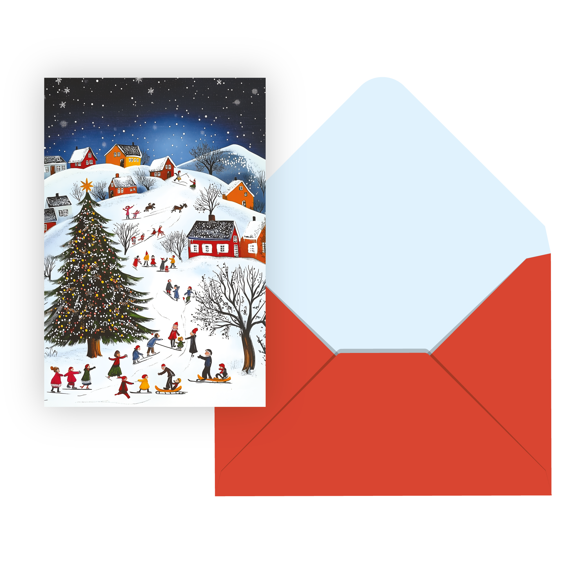 CARTES NOËL SIGNATURE - IDV- SOUS LE SAPIN PBI AUTRES