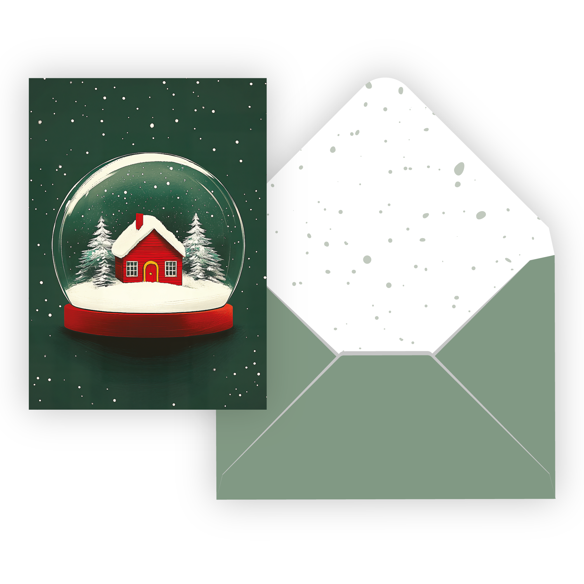 CARTE NOËL IDV./  BOULE À NEIGE - 2025 PBI AUTRES