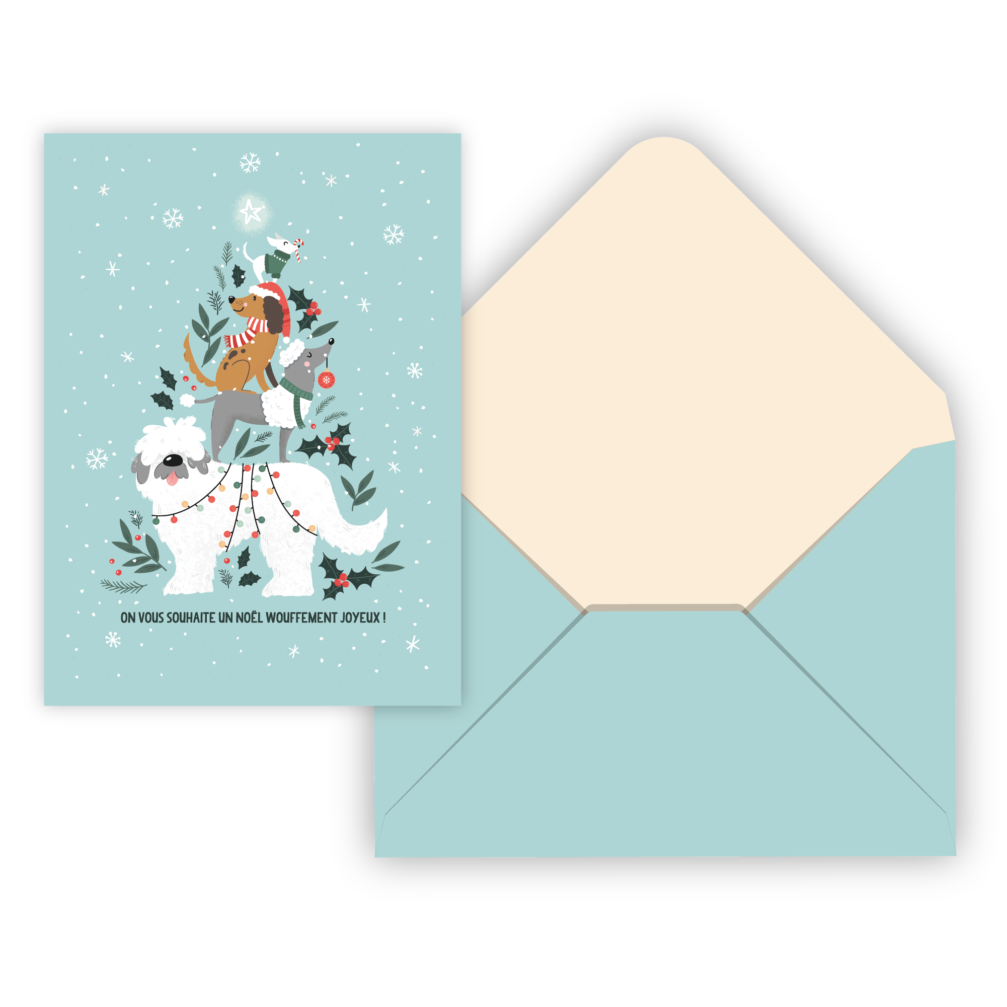 CARTE NOËL IDV./  NOËL WOAFEMENT JOYEUX - 2025 PBI AUTRES