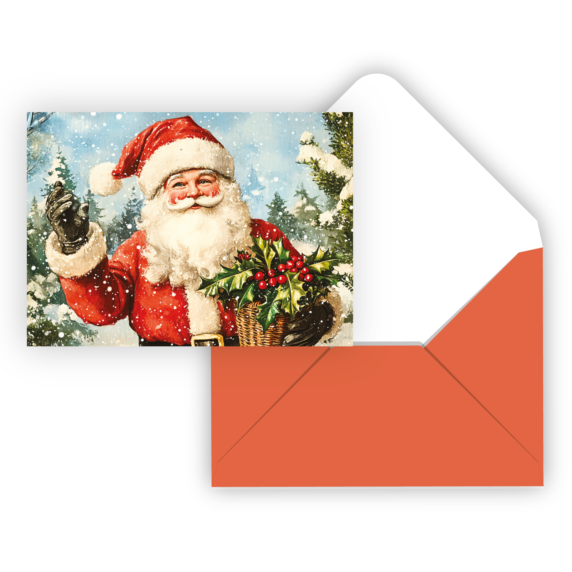 CARTE NOËL IDV./  PÈRE NOËL VINTAGE - 2025 PBI AUTRES