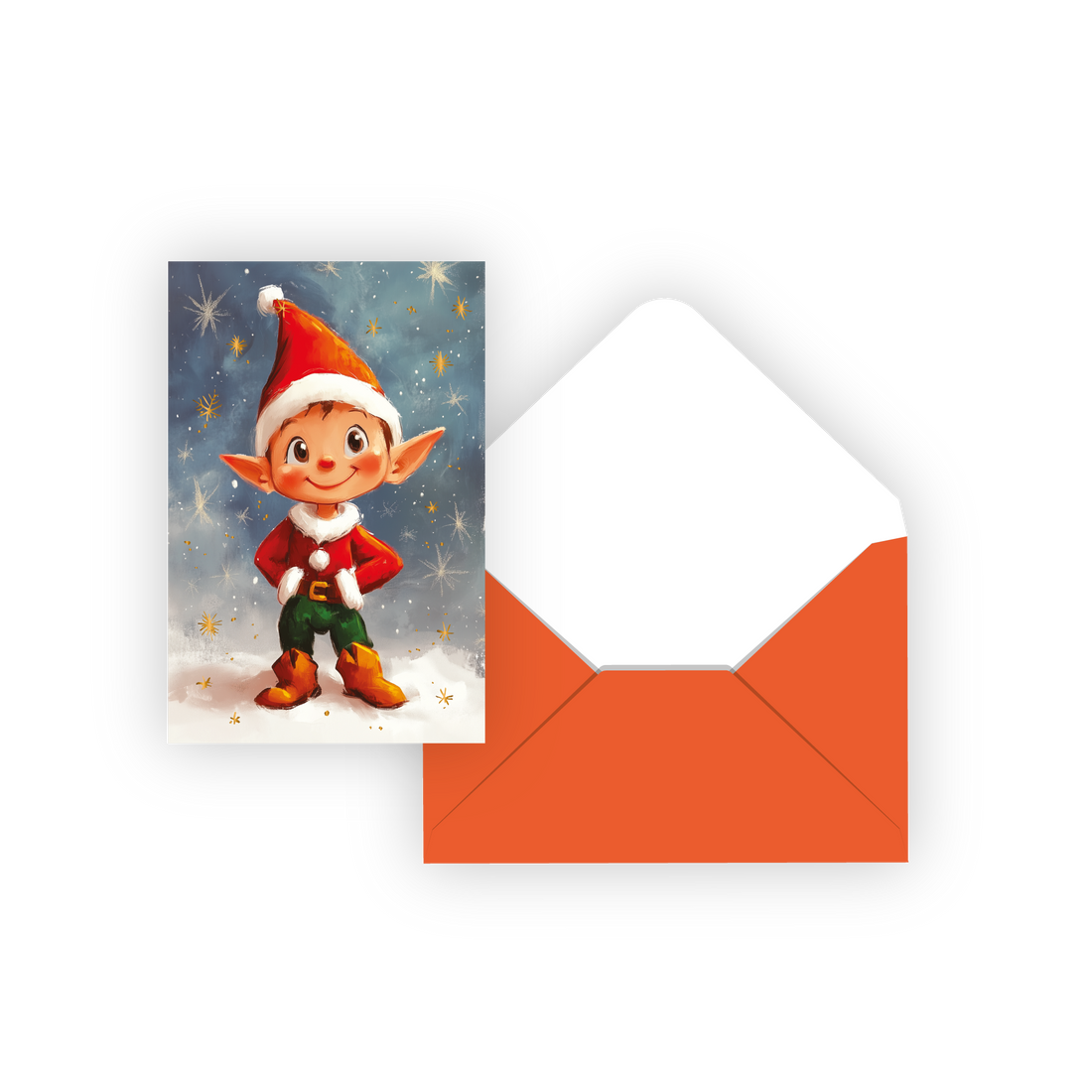 CARTE NOËL MINI IDV./  PETIT LUTIN - 2025 PBI AUTRES